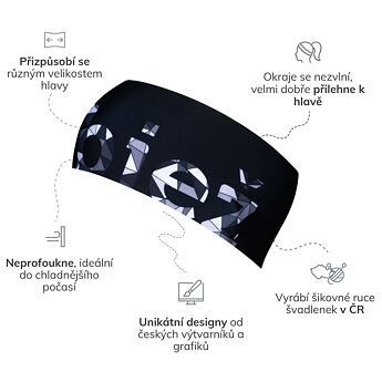 Headband bjež ACTIVE ORI BINE